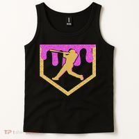 Baseball Drip Ice Cream Sprinkles Tank Top thumb 2