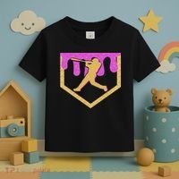 Baseball Drip Ice Cream Sprinkles Toddler T-Shirt thumb 3