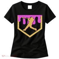 Baseball Drip Ice Cream Sprinkles Women's T-Shirt thumb 0