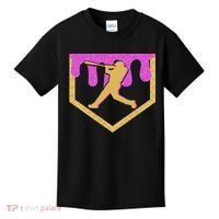 Baseball Drip Ice Cream Sprinkles Kids T-Shirt thumb 0