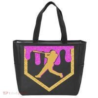 Baseball Drip Ice Cream Sprinkles Tote Bag thumb 0