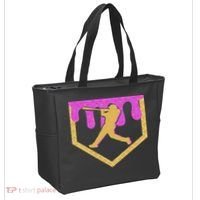 Baseball Drip Ice Cream Sprinkles Tote Bag thumb 2