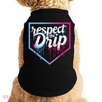 Baseball Drip Ice Cream Drip Baseball Doggie Tank thumb 0