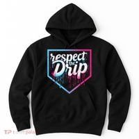 Baseball Drip Ice Cream Drip Baseball Hoodie thumb 0