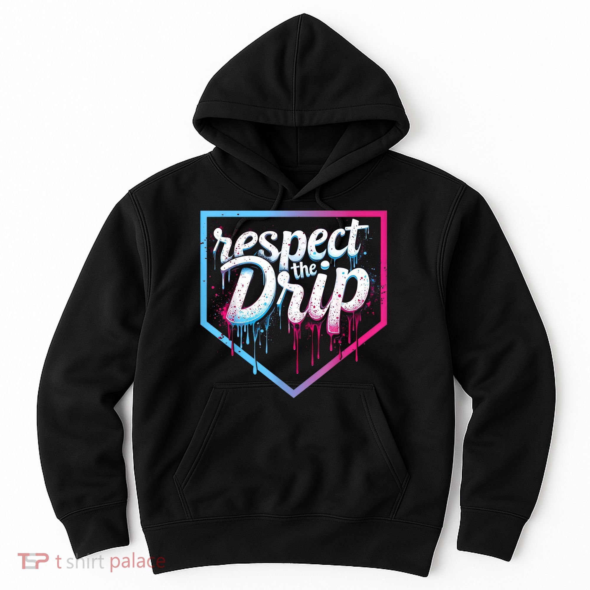 Baseball Drip Ice Cream Drip Baseball Hoodie