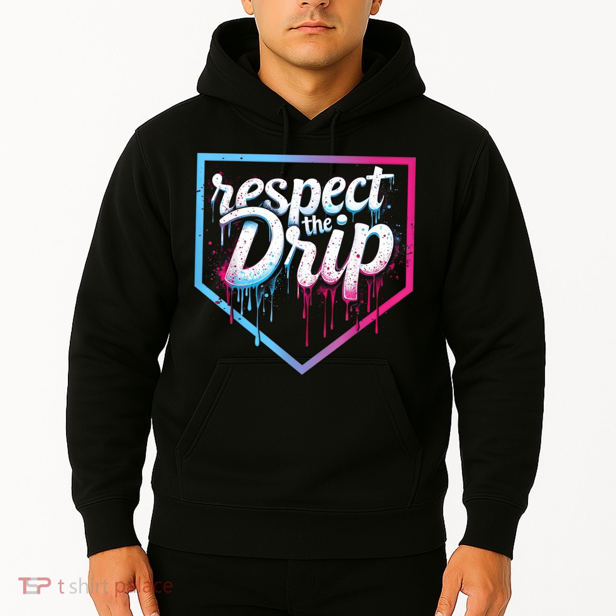 Baseball Drip Ice Cream Drip Baseball Hoodie