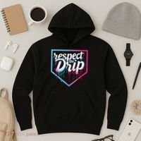 Baseball Drip Ice Cream Drip Baseball Hoodie thumb 3
