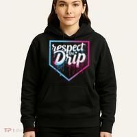 Baseball Drip Ice Cream Drip Baseball Hoodie thumb 5