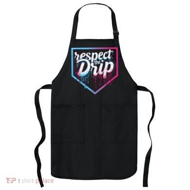 Baseball Drip Ice Cream Drip Baseball Apron