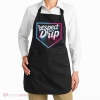Baseball Drip Ice Cream Drip Baseball Apron thumb 2