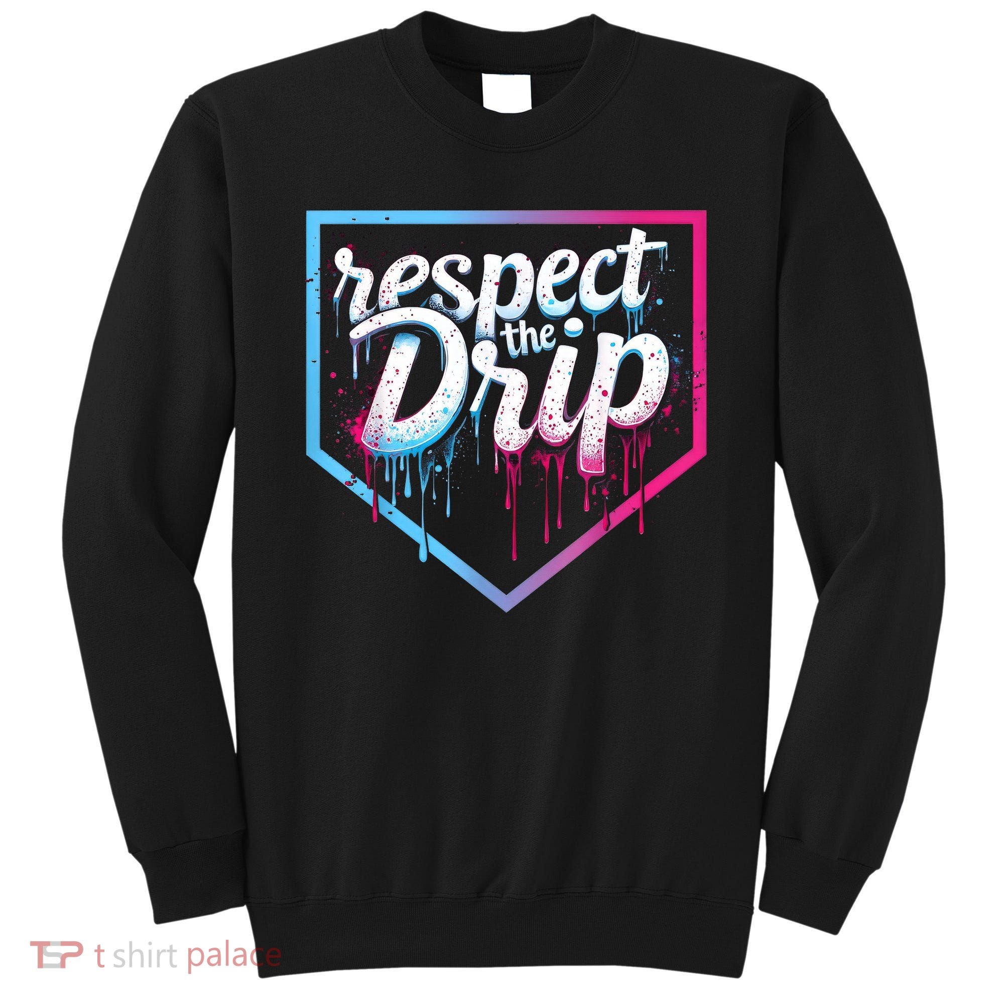 Baseball Drip Ice Cream Drip Baseball Sweatshirt