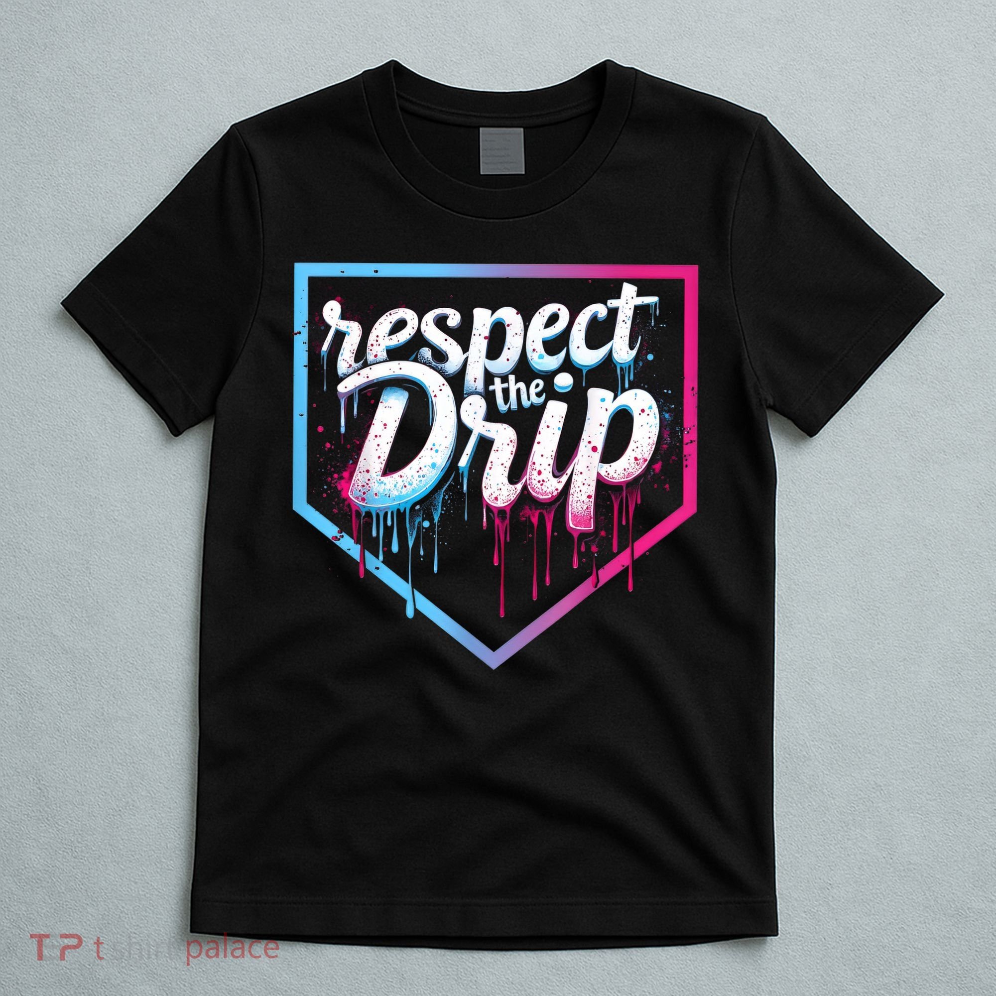 Baseball Drip Ice Cream Drip Baseball T-Shirt