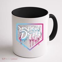 Baseball Drip Ice Cream Drip Baseball Coffee Mug thumb 1