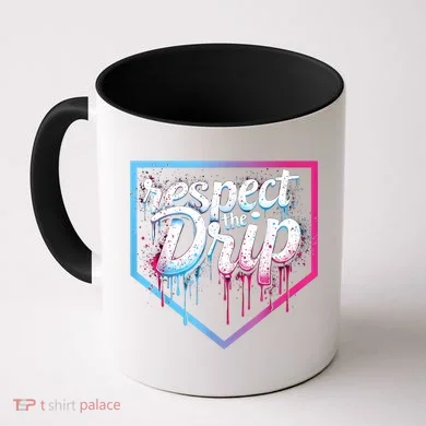 Baseball Drip Ice Cream Drip Baseball Coffee Mug