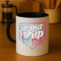 Baseball Drip Ice Cream Drip Baseball Coffee Mug thumb 4