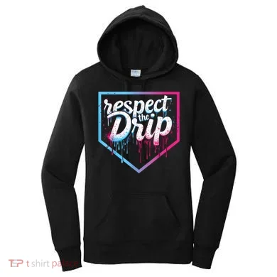 Baseball Drip Ice Cream Drip Baseball Women's Hoodie