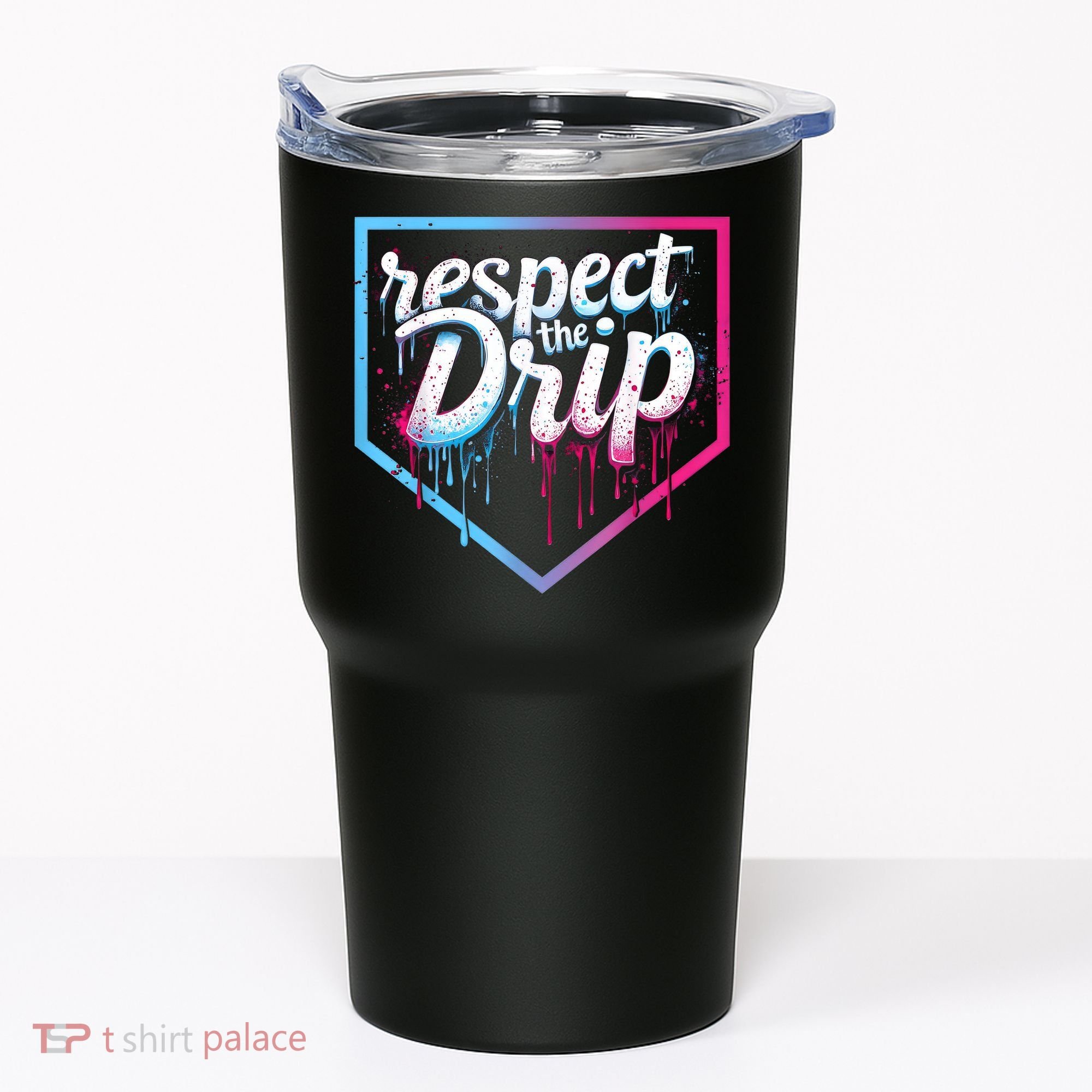 Baseball Drip Ice Cream Drip Baseball Tumbler
