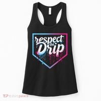 Baseball Drip Ice Cream Drip Baseball Women's Tank Top thumb 0