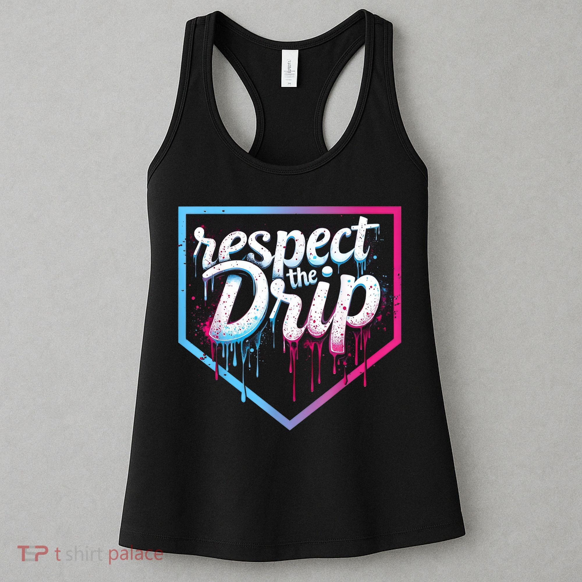Baseball Drip Ice Cream Drip Baseball Women's Tank Top