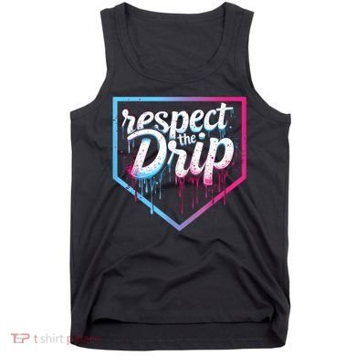 Baseball Drip Ice Cream Drip Baseball Tank Top