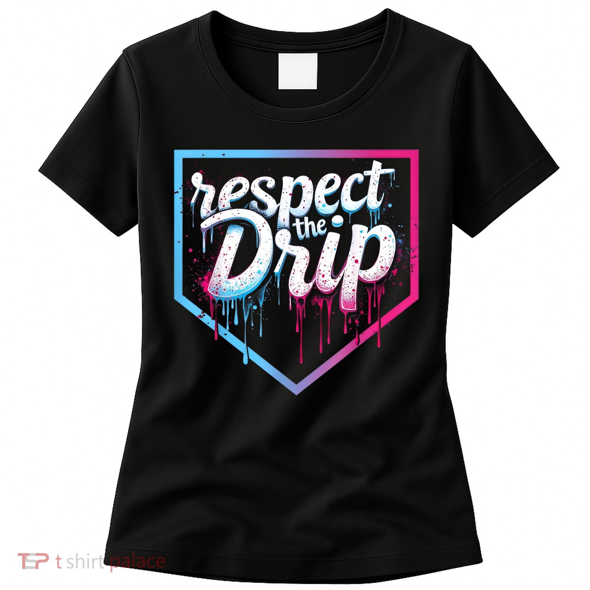 Baseball Drip Ice Cream Drip Baseball Women's T-Shirt
