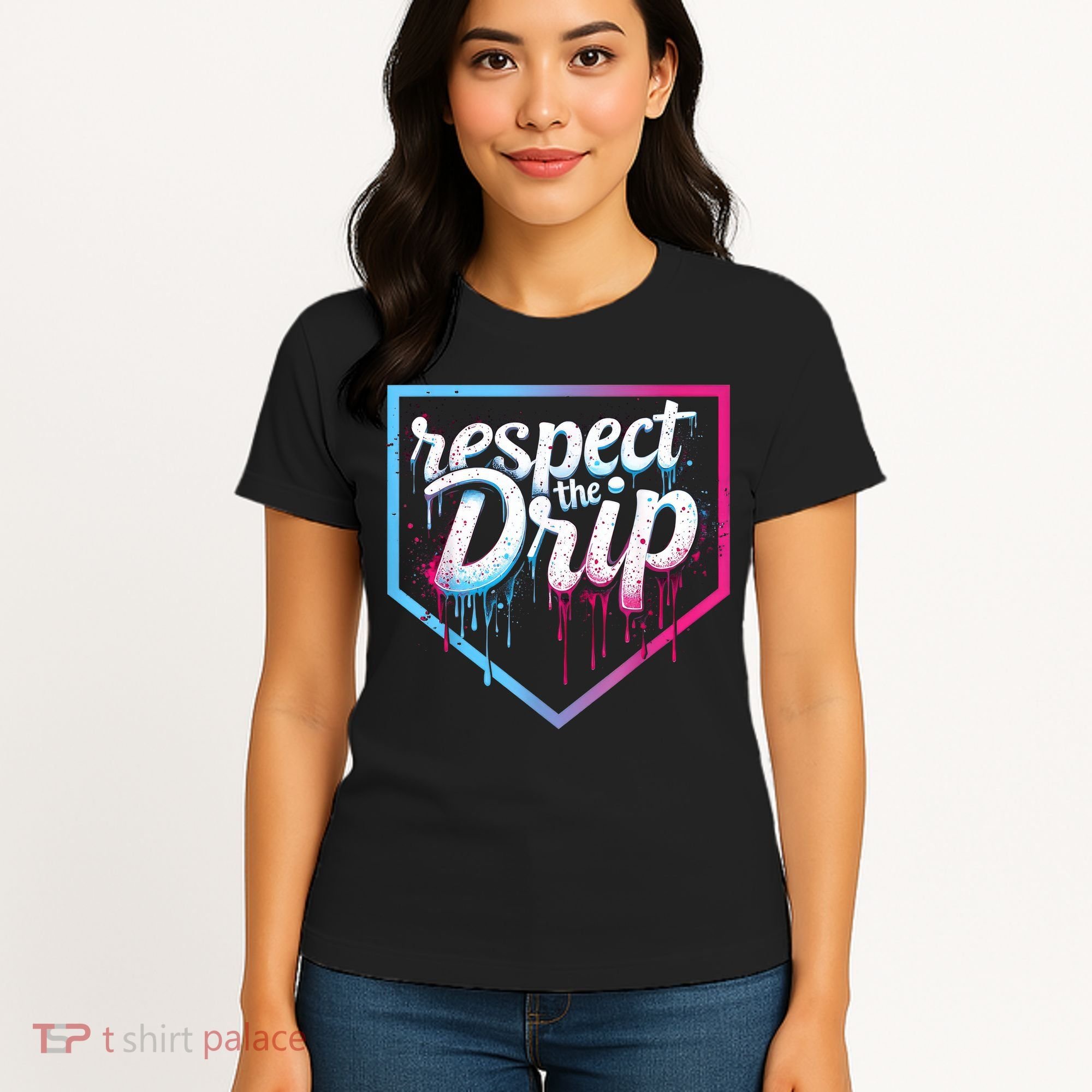 Baseball Drip Ice Cream Drip Baseball Women's T-Shirt