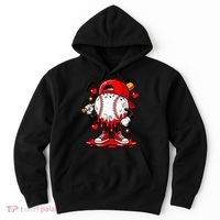 Baseball Drip Ice Cream Apparel Valentines Day Hoodie thumb 0