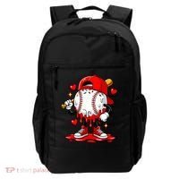Baseball Drip Ice Cream Apparel Valentines Day Backpack thumb 0