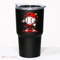 Baseball Drip Ice Cream Apparel Valentines Day Tumbler thumb 0