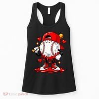 Baseball Drip Ice Cream Apparel Valentines Day Women's Tank Top thumb 0