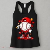 Baseball Drip Ice Cream Apparel Valentines Day Women's Tank Top thumb 3