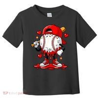 Baseball Drip Ice Cream Apparel Valentines Day Toddler T-Shirt thumb 0