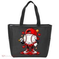 Baseball Drip Ice Cream Apparel Valentines Day Tote Bag thumb 0