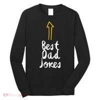 Best Dad Jokes Arrow Funny Gift Long Sleeve Shirt thumb 0