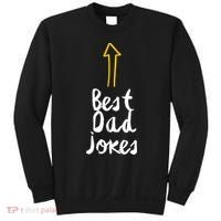 Best Dad Jokes Arrow Funny Gift Sweatshirt thumb 0