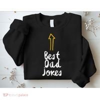 Best Dad Jokes Arrow Funny Gift Sweatshirt thumb 2