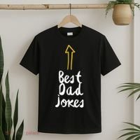 Best Dad Jokes Arrow Funny Gift T-Shirt thumb 2