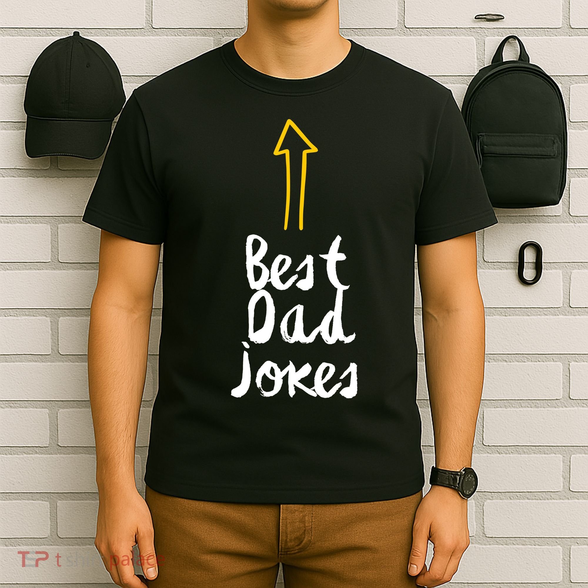 Best Dad Jokes Arrow Funny Gift T-Shirt