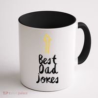 Best Dad Jokes Arrow Funny Gift Coffee Mug thumb 1
