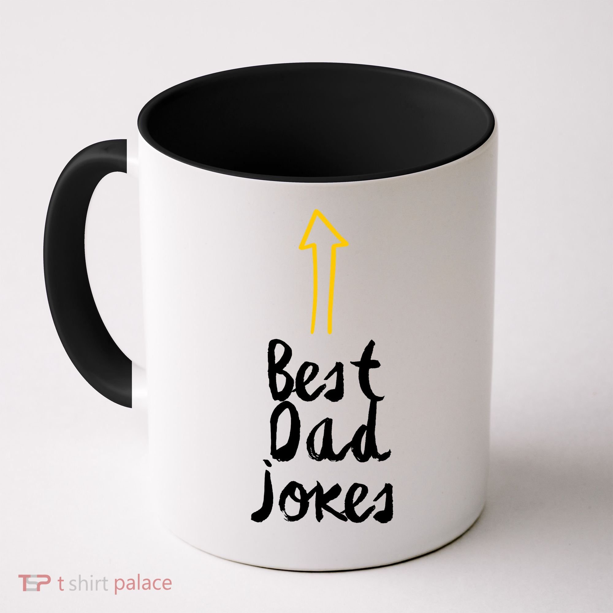Best Dad Jokes Arrow Funny Gift Coffee Mug