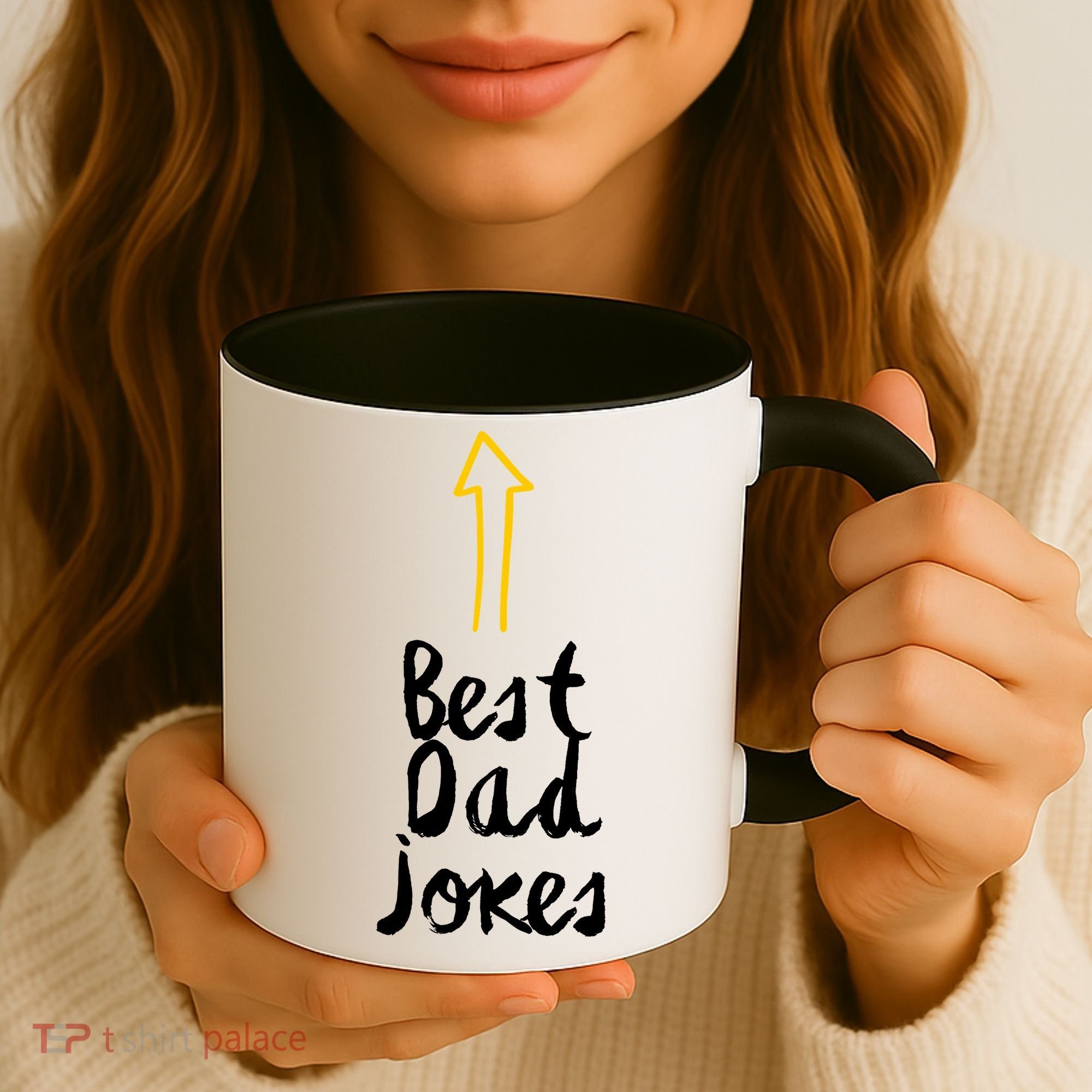 Best Dad Jokes Arrow Funny Gift Coffee Mug