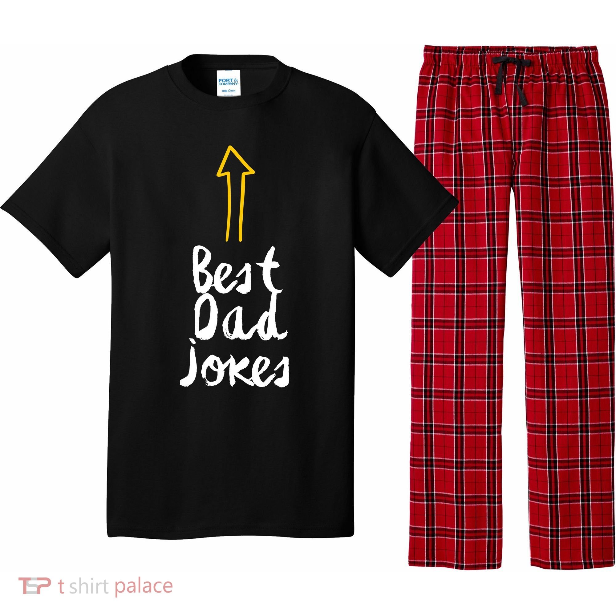 Best Dad Jokes Arrow Funny Gift Pajama Set