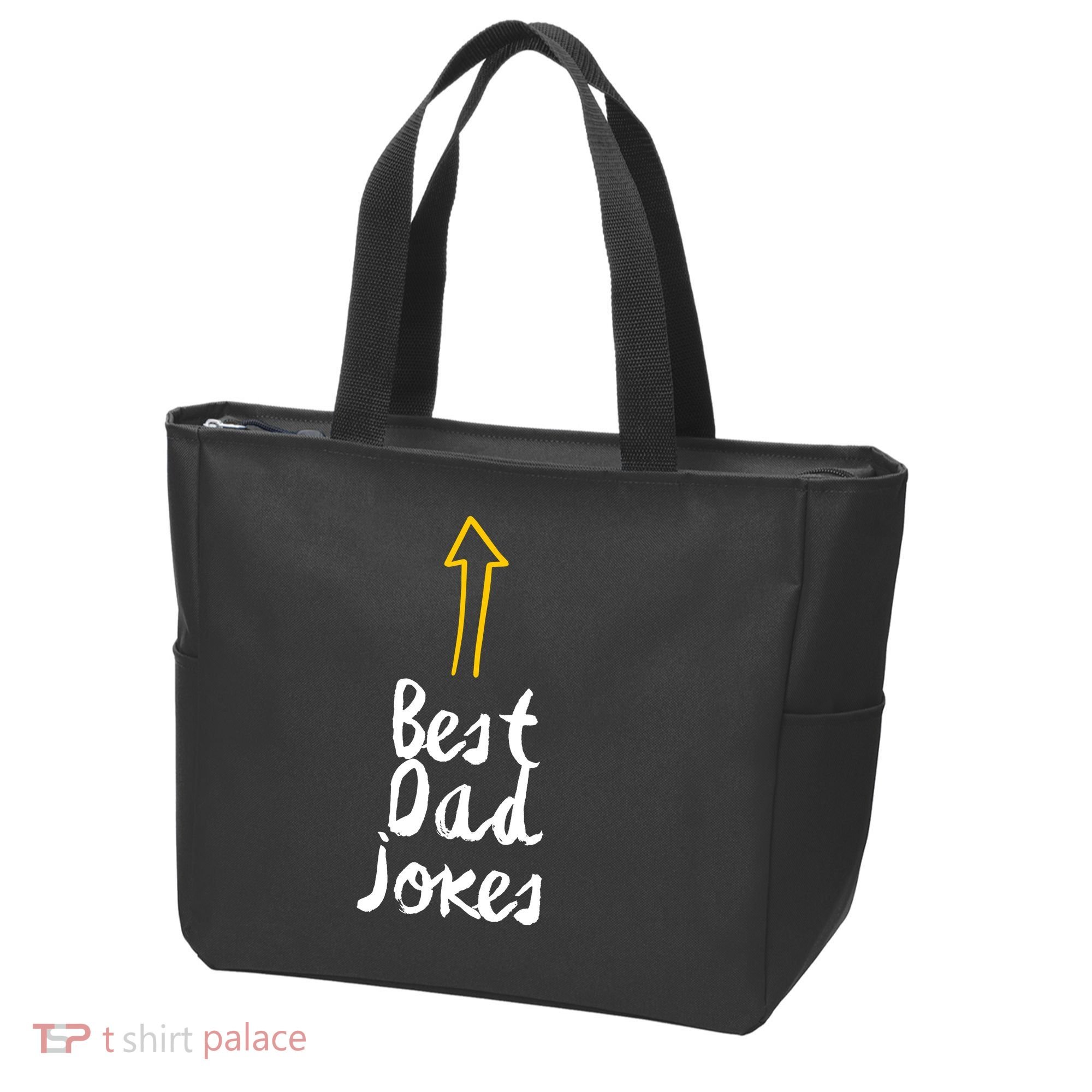 Best Dad Jokes Arrow Funny Gift Tote Bag