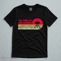 BBQ Dad Joke Ill Feed All You Fuckers Barbecue Cookout Chef T-Shirt thumb 5