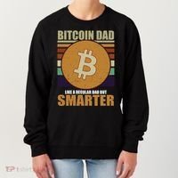 Bitcoin Dad Just Like A Regular Dad But Smarter Women's Sweatshirt thumb 0