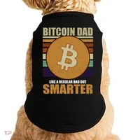 Bitcoin Dad Just Like A Regular Dad But Smarter Doggie Tank thumb 0