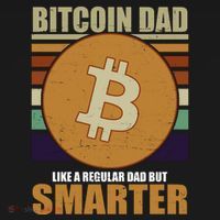 Bitcoin Dad Just Like A Regular Dad But Smarter Doggie Tank thumb 4