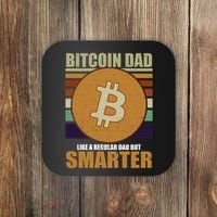 Bitcoin Dad Just Like A Regular Dad But Smarter Coaster thumb 0