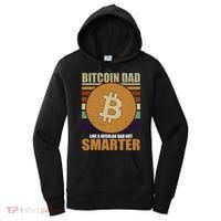 Bitcoin Dad Just Like A Regular Dad But Smarter Women's Hoodie thumb 0