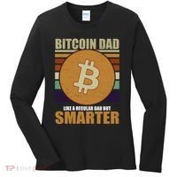 Bitcoin Dad Just Like A Regular Dad But Smarter Women's Long Sleeve Shirt thumb 0